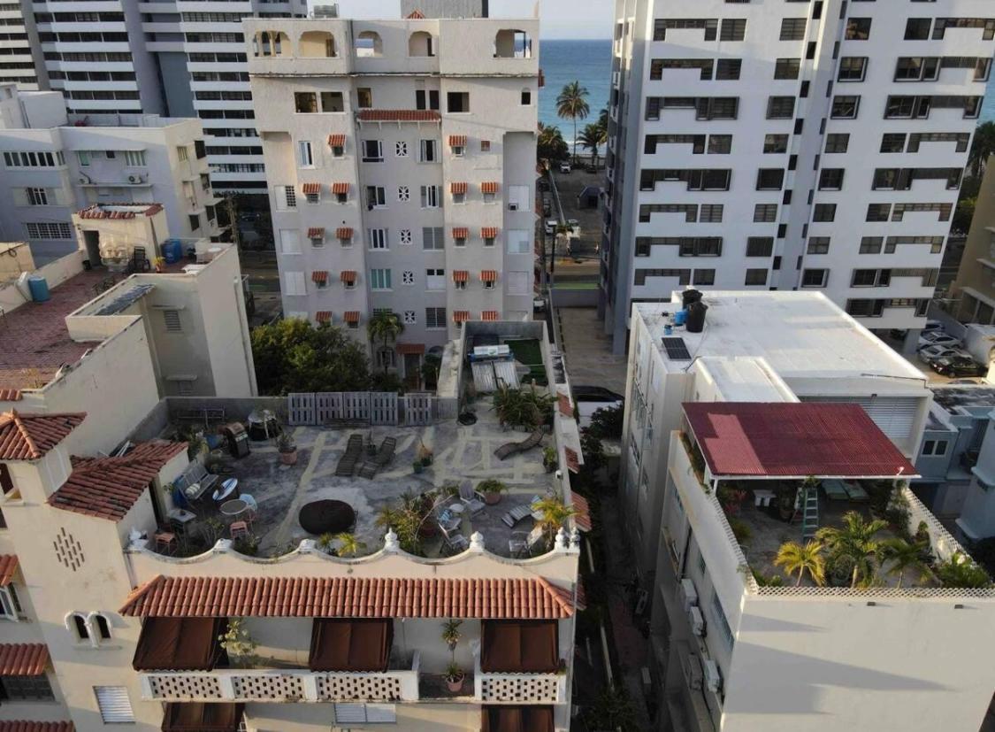 Fresh Tropical Colonial Style Walk-Up- Rooftop Terrace- Beach View San Juan Extérieur photo